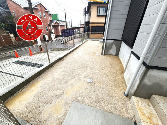 大野城市乙金東1丁目第1-2棟（1号棟）の外観|お庭で自由な時間を過ごせます。