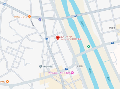 【地図】 | エバーライフリバーサイド飯塚弐番館