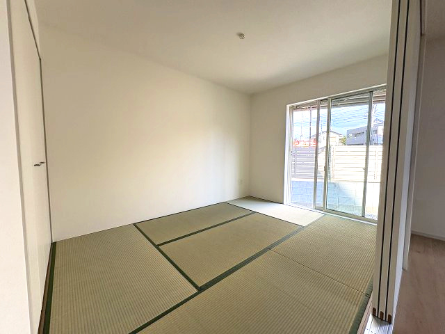 【和室】 | 糸島市荻浦3丁目1期・平屋　7号棟（全10区画）【仲介手数料無料・0円】 | 現地写真。1階和室です。