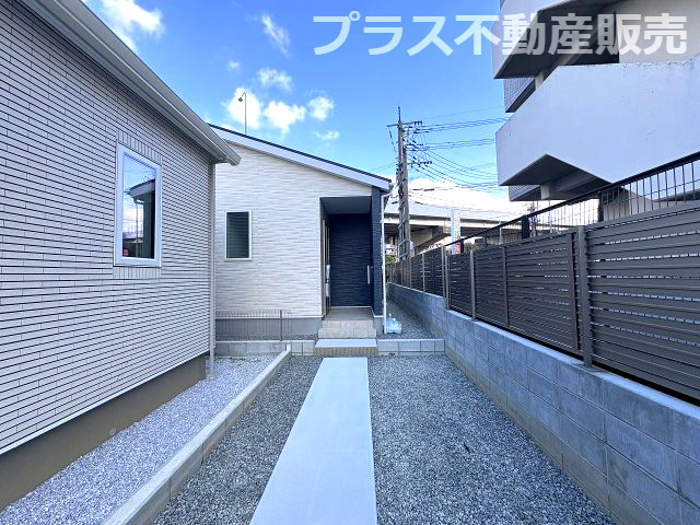 【外観】 | 糸島市荻浦3丁目1期・平屋　7号棟（全10区画）【仲介手数料無料・0円】 | 現地写真。同じ物件を見るなら、プラス不動産販売にお任せ下さい。