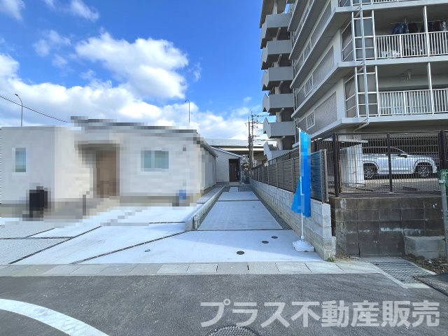 【外観】 | 糸島市荻浦3丁目1期・平屋　7号棟（全10区画）【仲介手数料無料・0円】 | 現地写真。プラス不動産販売なら、現場の全ての棟をまとめてご見学頂けます。