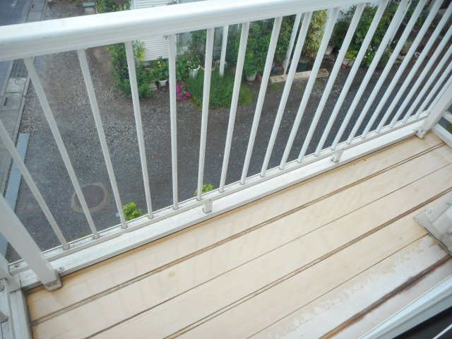 ミクターハイツのバルコニー