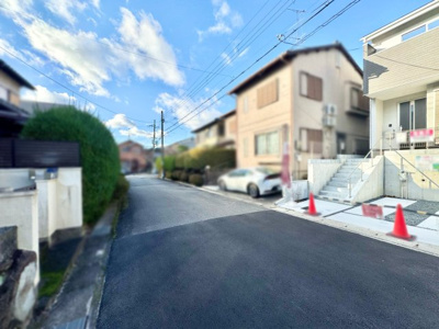 【前面道路含む現地写真】 | 伏見区醍醐古道町　新築戸建