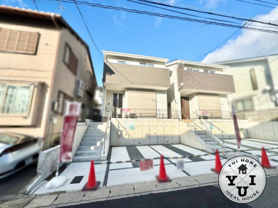 【外観】 | 伏見区醍醐古道町　新築戸建 | 最寄り駅は地下鉄『小野駅』徒歩12分です。
