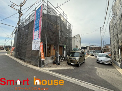 【前面道路含む現地写真】 | 武蔵村山市神明新築全8棟