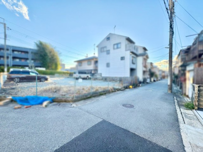【前面道路含む現地写真】 | 伏見区醍醐外山街道町　新築戸建