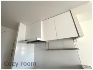 【キッチン】 | RJRプレシア江坂駅前 | キッチン上部の収納スペース