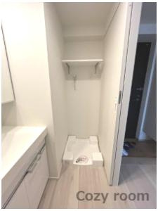 【設備】 | RJRプレシア江坂駅前 | 室内洗濯機置き場です。
