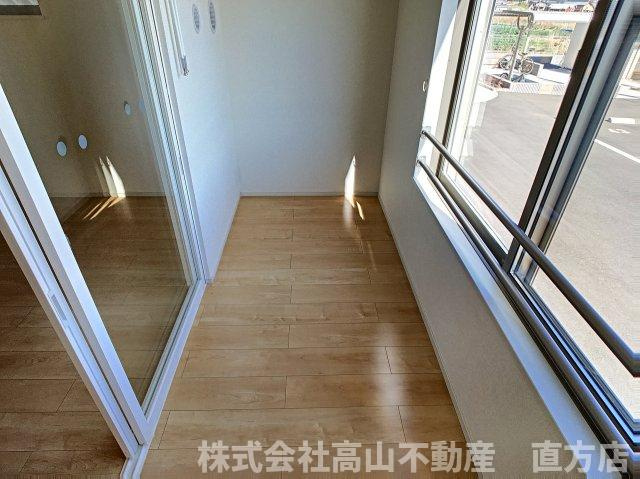 リオ・グランデ直方４番館のバルコニー