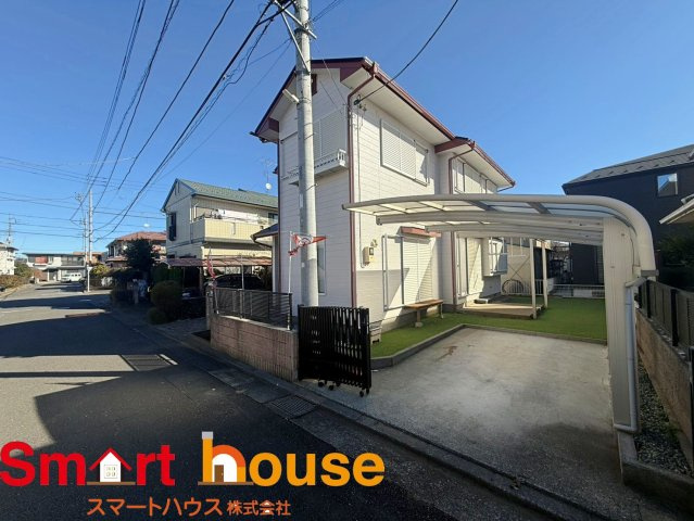 武蔵村山市中原　リフォーム物件の前面道路含む現地写真