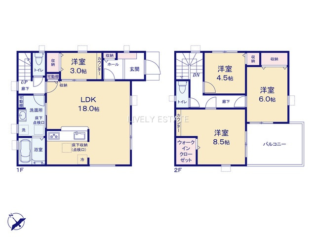 越谷市大字上間久里 新築分譲住宅 