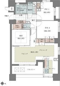 リエトコート丸の内の間取り