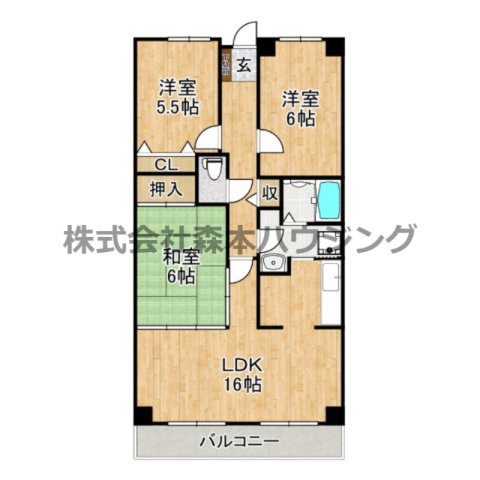 【間取り】 | 　PHOENIX CORT交野Ⅱ