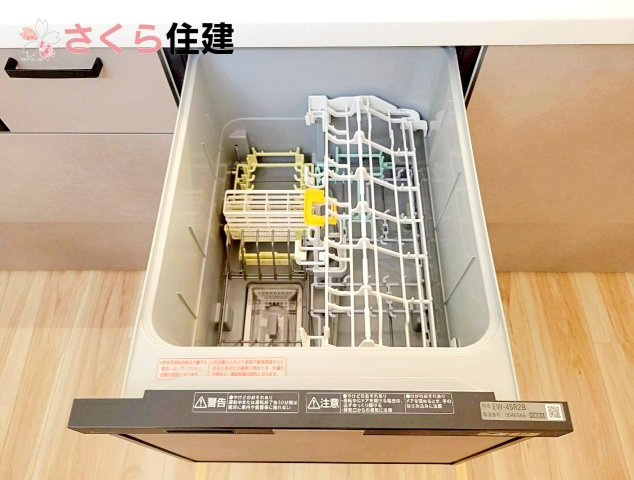 宇都宮市鶴田町27期　1号棟のキッチン|ビルトイン食洗器付きで家事の効率アップ♪