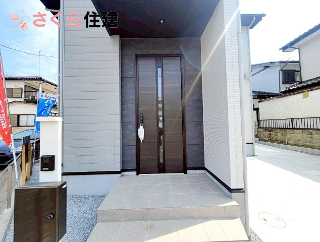 宇都宮市鶴田町27期　1号棟の玄関|モニター付きインターフォンで来客の際も顔が確認できて安心です◎