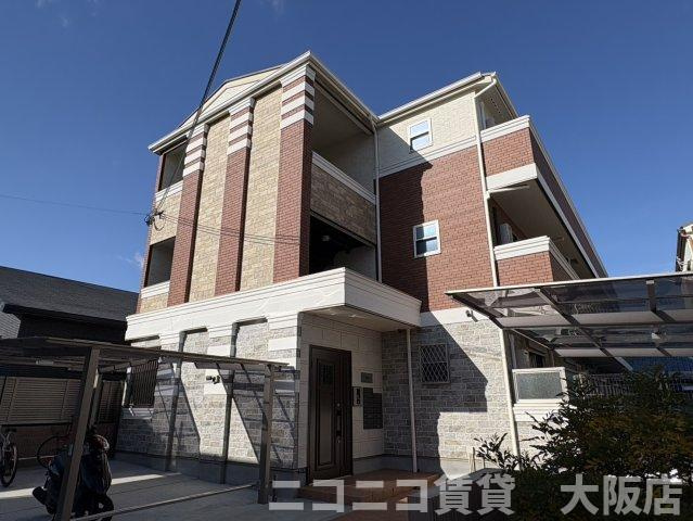 東大阪市花園本町１丁目のアパートの外観