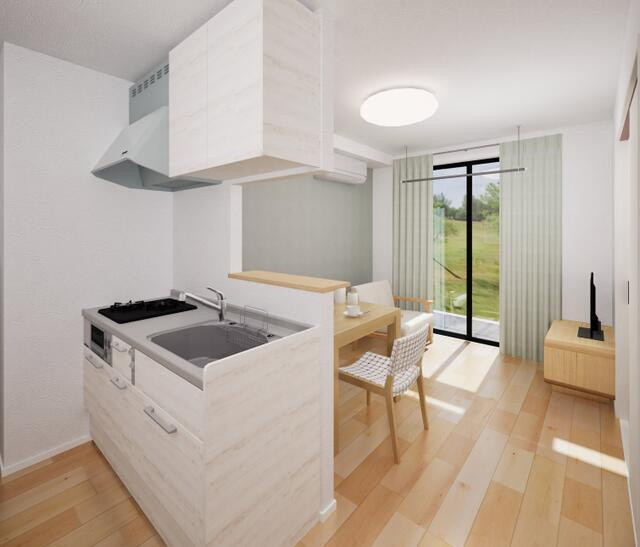 【居間・リビング】 | Ｇｒｅｅｎ　Ｖａｌｌｅｙ | イメージパース（家具などは含まれません）