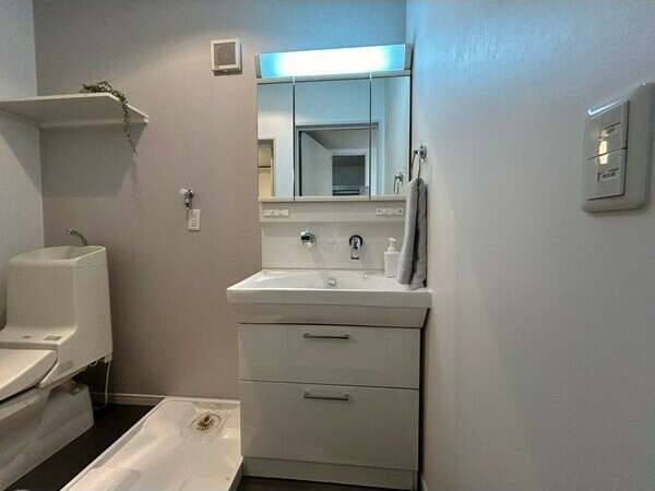 アネックス鶴舞の洗面所