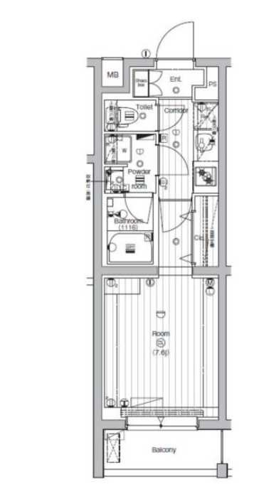 PREMIUM CUBE世田谷♯mo 　築浅　ペット相談　ネット無料の間取り