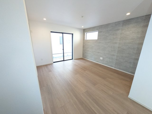 守谷市松ケ丘5期　新築戸建　1号棟の居間・リビング