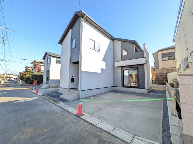 守谷市松ケ丘5期　新築戸建　２号棟の外観
