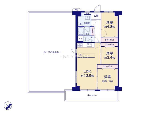 シャルム北越谷B棟