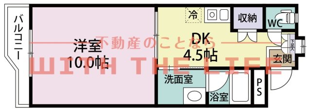 ハイツ櫛原プラスワン【キャンペーン対象物件】の間取り
