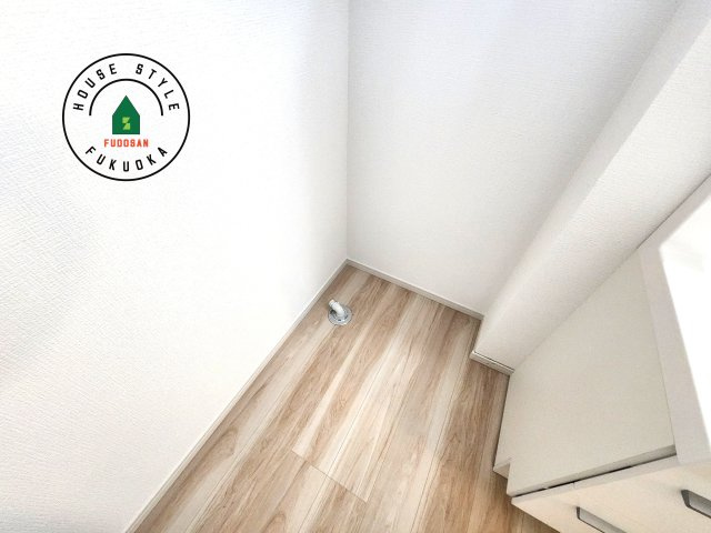 大野城市乙金東1丁目台1-2棟（1号棟）の内観：施工例|ランドリースペースとなります。広々して有効的にご使用できます。 