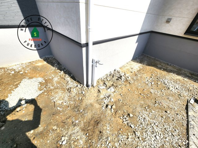 福岡市東区松香台1丁目第3-1棟（1号棟）の庭|お庭で自由な時間を過ごせます。