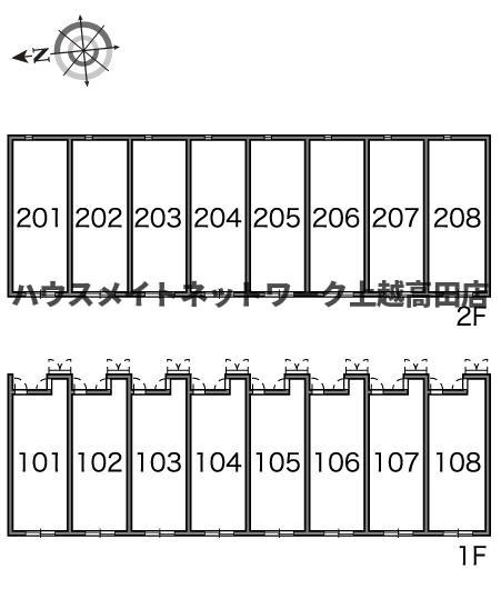 レオネクスト銀河鉄道の区画図|配置図