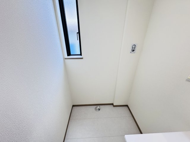 松戸市中和倉新築戸建【八ヶ崎小学校：10分】のランドリースペース|洗濯機置き場