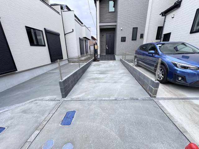 松戸市中和倉新築戸建【八ヶ崎小学校：10分】の駐車場|2-C号棟駐車スペース