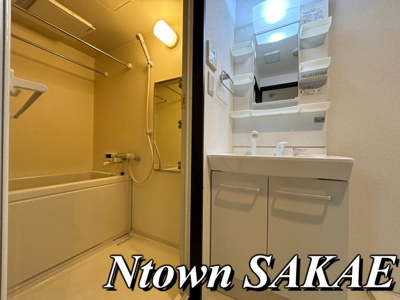 【洗面所】 | パークレジデンス上飯田駅前 | 脱衣スペースもあります