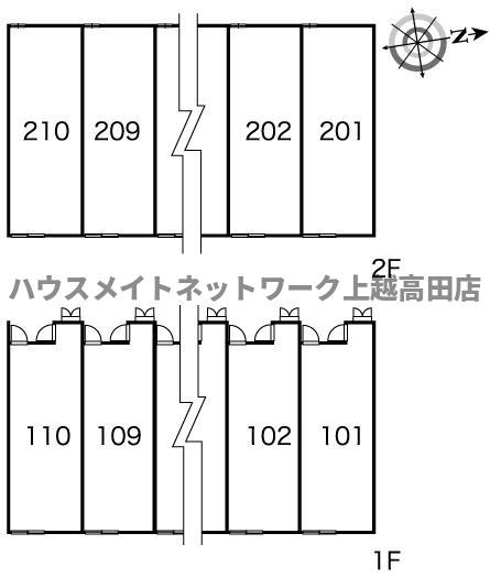 レオパレスミルのその他|配置図