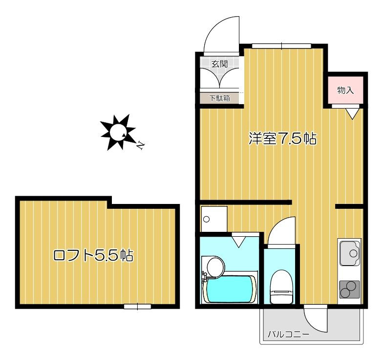パサージュ高田の間取り