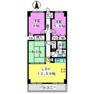 ノーブル伊都の間取り