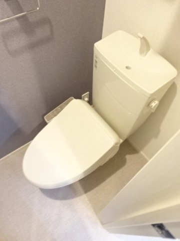 アムールⅡのトイレ|落ち着いた色調のトイレです