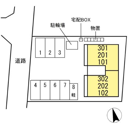 グランコスモHTの区画図