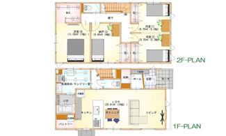 【間取り】 | 佐伯区五月が丘５全2区画　NO1