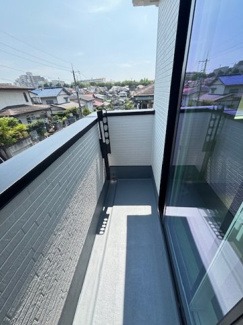 【バルコニー】 | 安佐北区亀崎2（下深川駅）全2区画　NO1 | 南向きのバルコニーは陽当たり・通風良好です☆