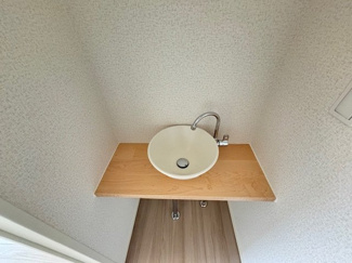 【トイレ】 | 安佐北区亀崎2（下深川駅）全2区画　NO1 | 2階　ホテルライクな手洗いスペースが設置されています☆