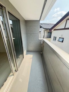 【バルコニー】 | 廿日市市平良2（廿日市駅）全3区画　NO3【外構工事込み】 | バルコニーは陽当たり・通風良好です☆