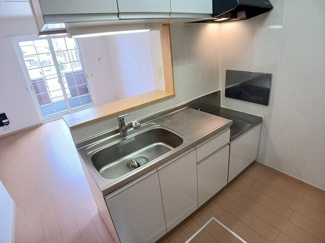 【キッチン】 | メルヴェールナカムラ参番館 | コンパクトなキッチンで掃除もラクラク