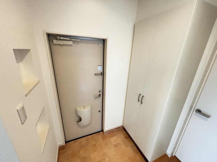 ボヌール桜道の玄関