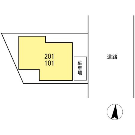 ボヌール桜道の区画図