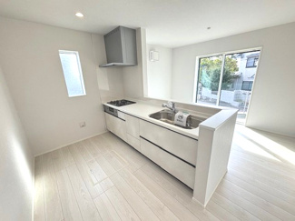 【キッチン】 | 佐伯区屋代2（山陽女学園駅）　全２区画　NO1 | 機能的なシステムキッチン☆都市ガス