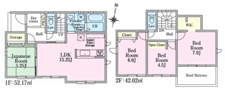 【間取り】 | 西東京泉町4丁目24-1期　全1棟　1号棟 | 西東京泉町4丁目24-1　全1棟　1号棟