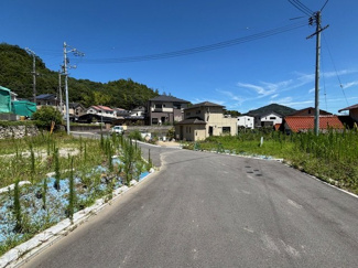 【前面道路含む現地写真】 | 佐伯区利松3丁目　全2区画　NO2【50坪】 | 前面道路4.1ｍ