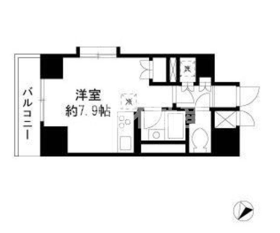 ダイヤモンドレジデンス勝どきの間取り