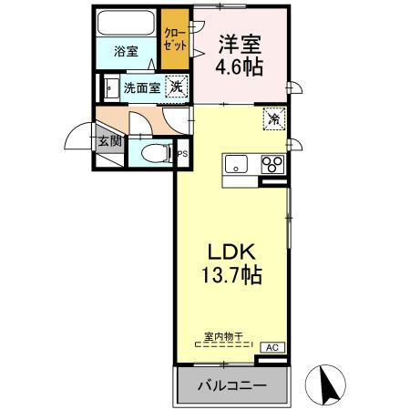 【新築】スカイハイ天神町の間取り